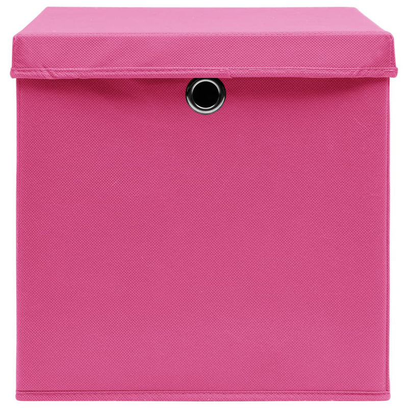 Rebrilliant Fabric Decorative Bin, Pink