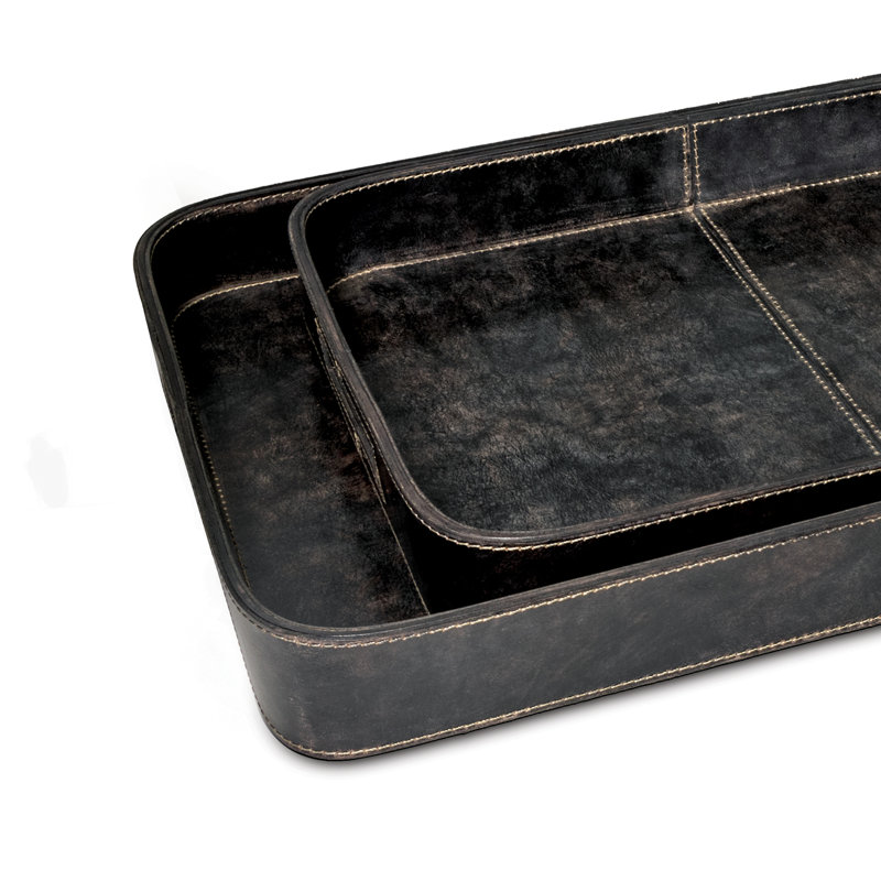 Derby Decorative Tray, Black