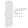 Pegboard Wall Panel Storage Solution, Size: 60"x 16.125", 2-Pack