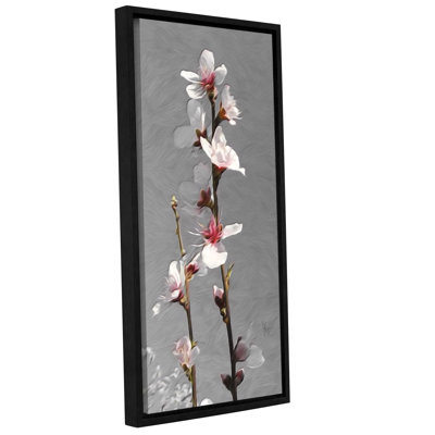 « april fleur », reproduction de photo sur toile encadrée