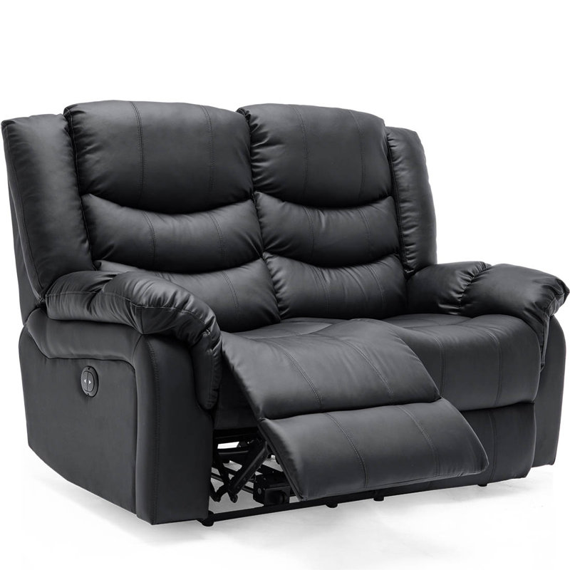 Electric Reclining Living Room Sets, Black
