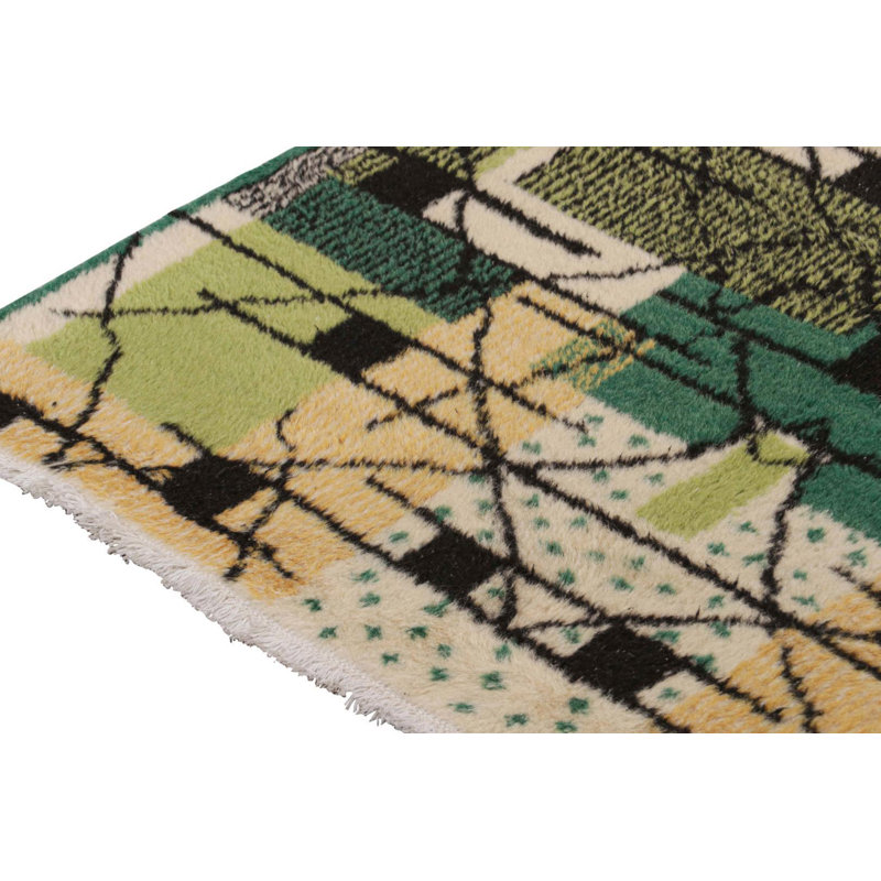 Vintage Handmade Wool Area Rug