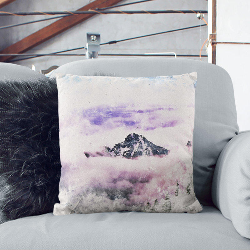 Square Throw Cushion, White, 40cm H x 40cm W x 15cm D