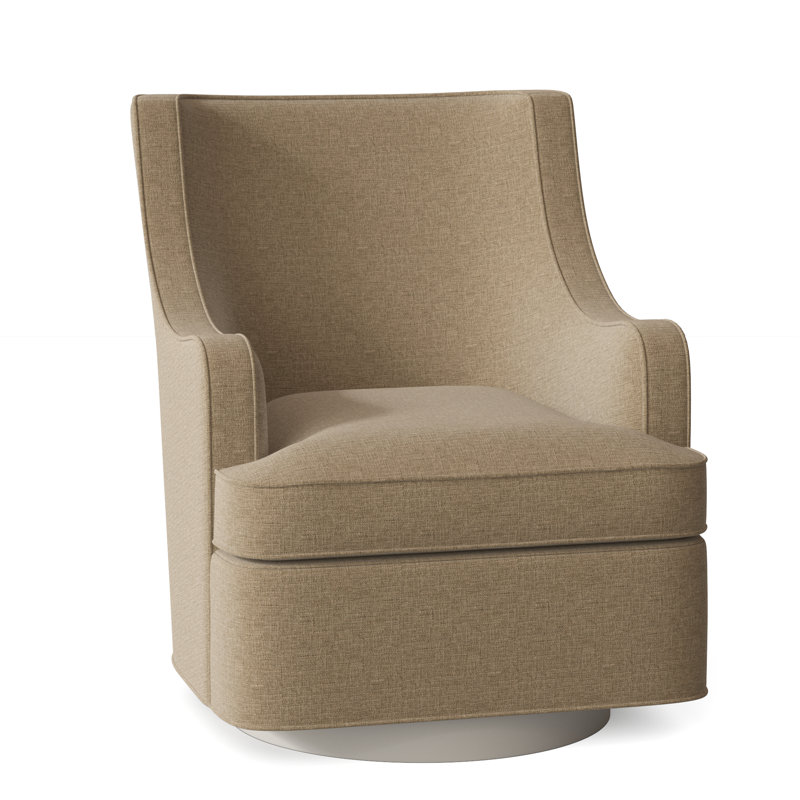 Fauteuil pivotant l 29,5 po Libby Langdon, 3162 polyester paille