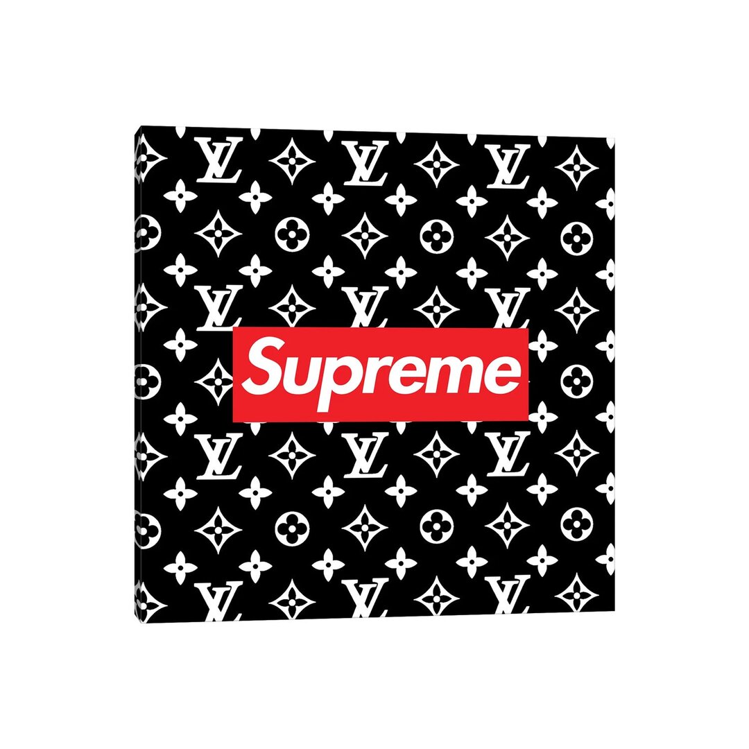 Leinwandbild - Werbung „LV Black Supreme” von Art Mirano