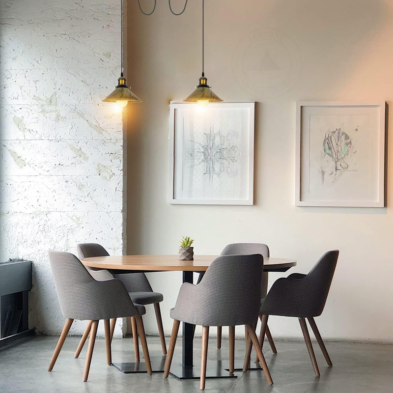 Lofton 2 - Light Gold Cluster Pendant, Brushed Brass