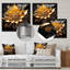 Mandala cercles dorés en or III - Boho Mandala, décoration murale en métal-1949235786
