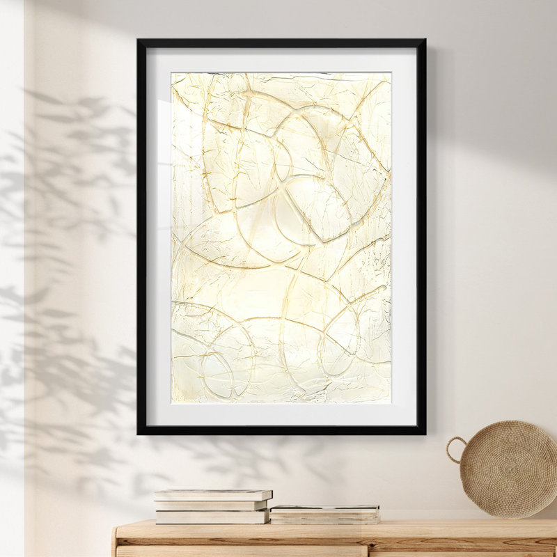Curved Conduits I -Framed Print, 28.5" H x 20.5" W, Black