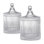 D4x6"Ancell Lidded Glass Jar