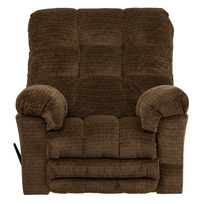 Upholstered Microfiber / Microsuede Recliner, Havanna