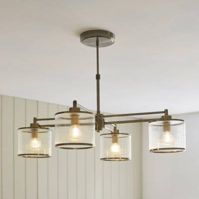 Anesty 4 - Light Shaded Chandelier