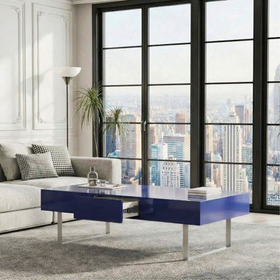 Table basse 52,4 po x 26,8 po x 15,6 po - ultrabrillant