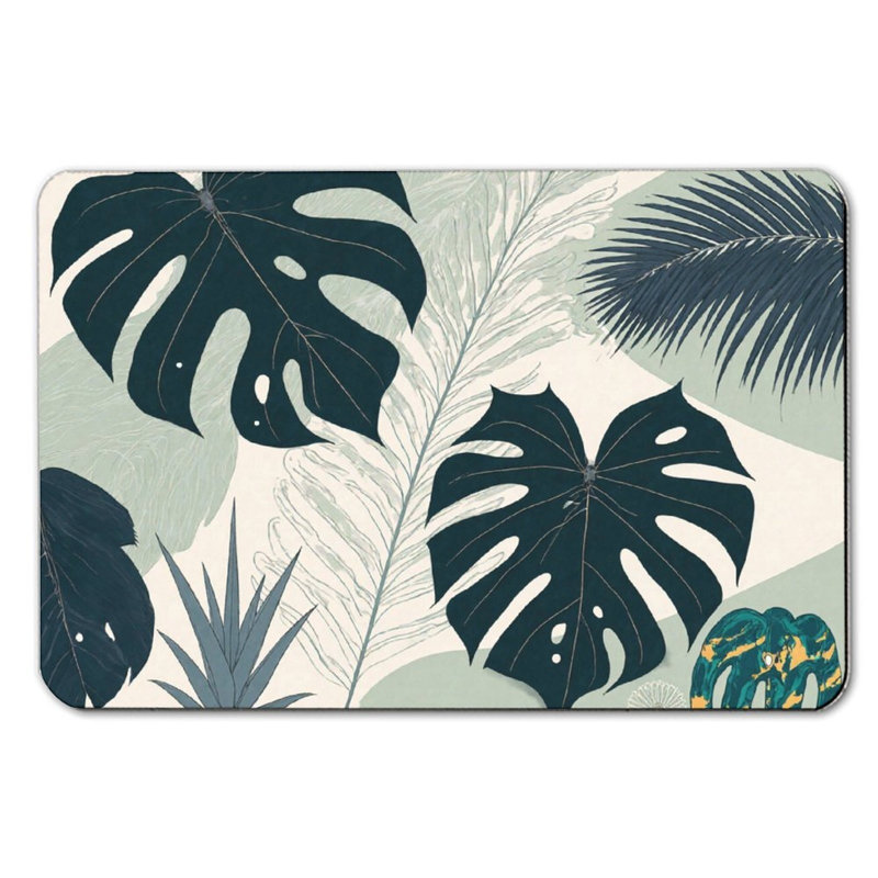 Tapis de bain foncé pour salle de bain, 16 po x 24 po