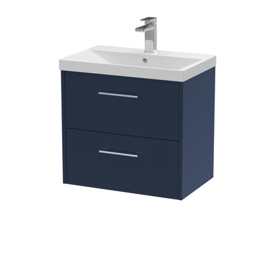 Juno 610mm Single Bathroom Vanity with Drop In Vitreous China Basin