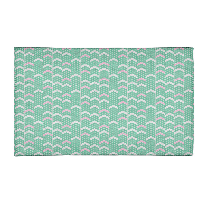 Chenille Chevron Indoor Rug, Rectangle 2' x 3'