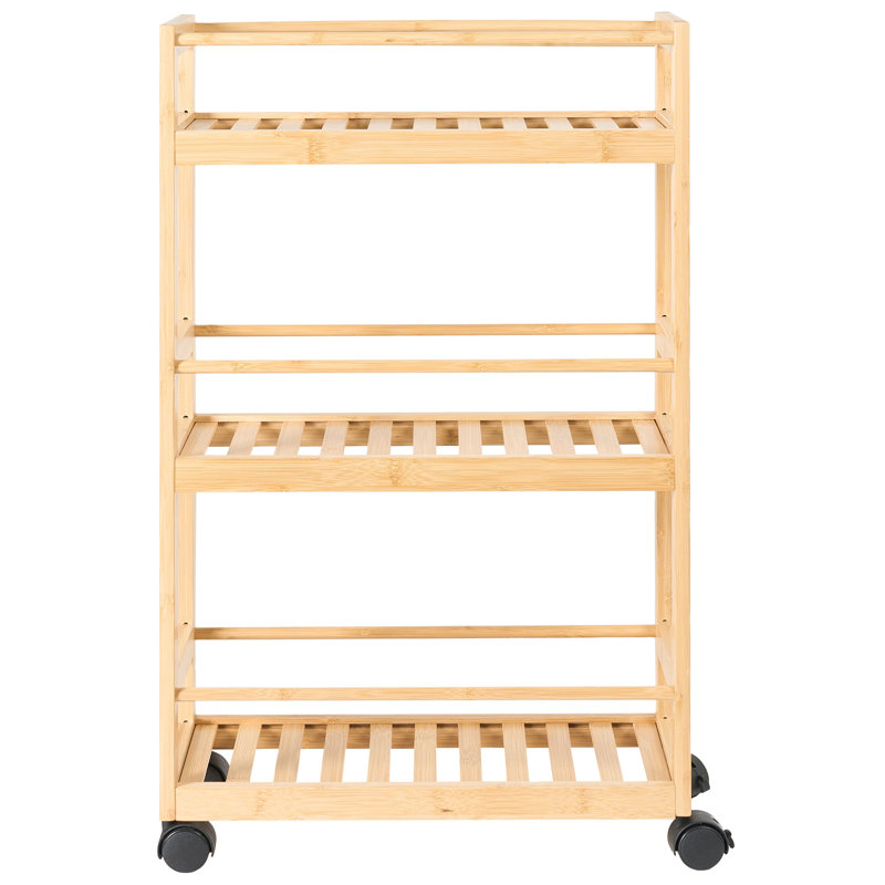 QUINTAY Bamboo Freestanding Bathroom Shelves