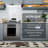 Fuhuoso 30 in. 900 CFM Convertible Insert Range Hood with Remote,Touch Control LCD,Long-term Warranty in Stainless Steel