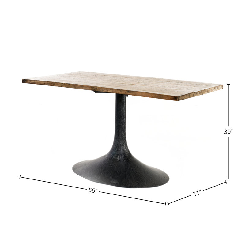 Table de salle à manger Emmalyn, Antique naturel