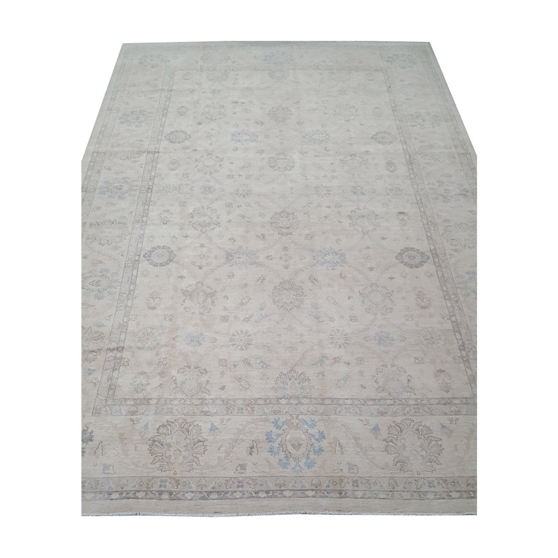 Ziegler Hand Knotted Ivory / 13x20 Oversize Rug