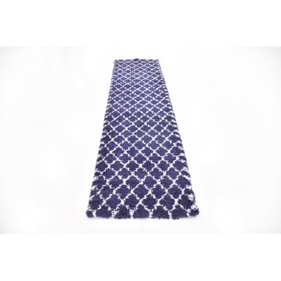 Tapis bleu marine / ivoire Scottsville