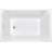 43" Acrylic Freestanding Bathtub: Spacious Rectangle Shape