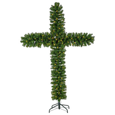 Arbre de Noël pin vert 7 pi H avec 250 lumières DEL