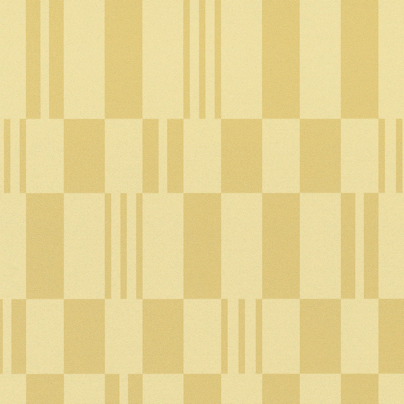 Papier peint rayé soleil, Yellow