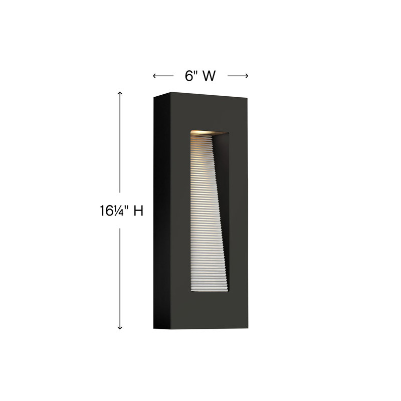 Luna 2 Light Outdoor Flush Mount, LED, Titanium, Medium