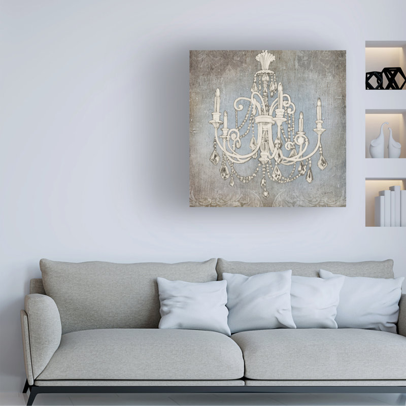 «Luxurious Lights III» par James Wiens - peinture sur toile tendue, H 14 po x l 14 po x P 2 po