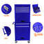 Armoire à 6 bacs détachables - bleu pour garage, atelier, contenant à 6 tiroirs, atelier de réparation-336431262
