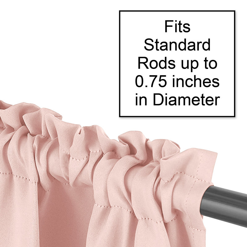 Cantonnière 54 "Harper, Rose