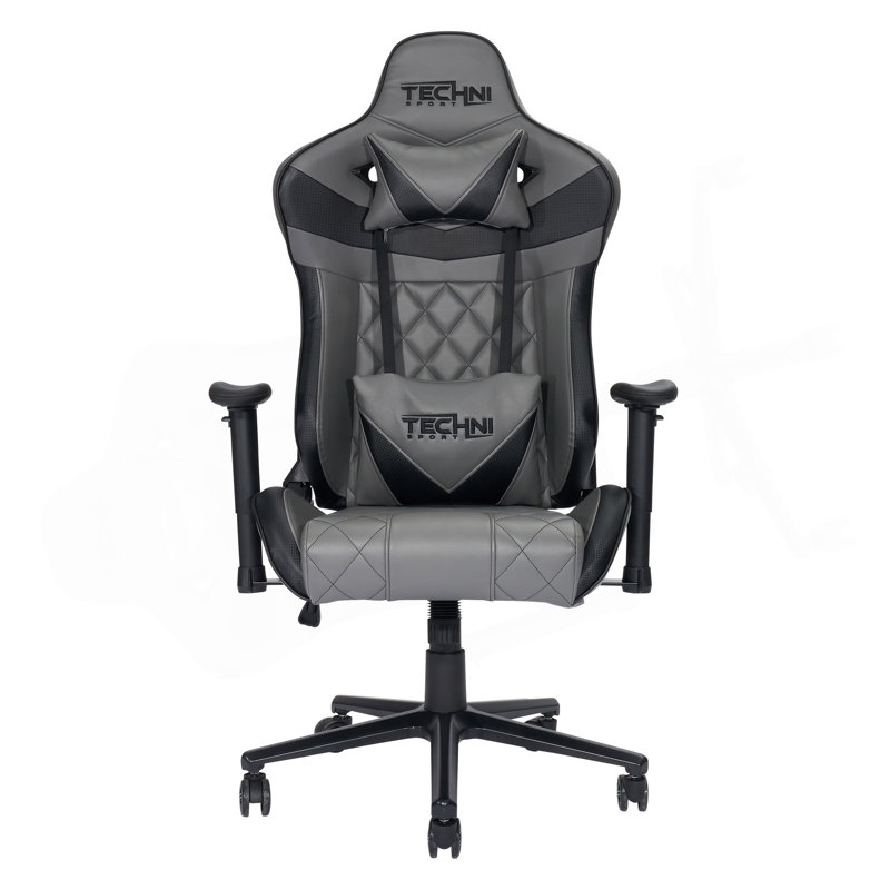 Fauteuil de jeu ergonomique, gris