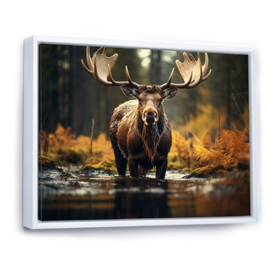 «Canada Majestic Moose III», art mural Canada large