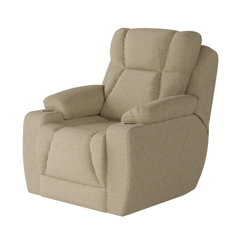 Fauteuil inclinable près du mur pour homme, Sable, Chenille