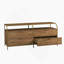 Commode avec tablette ouverte et quatre tiroirs
