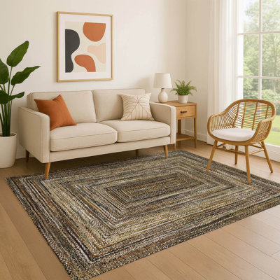 Premium Machine Washable Bucz AMF1725 Geometric Rug