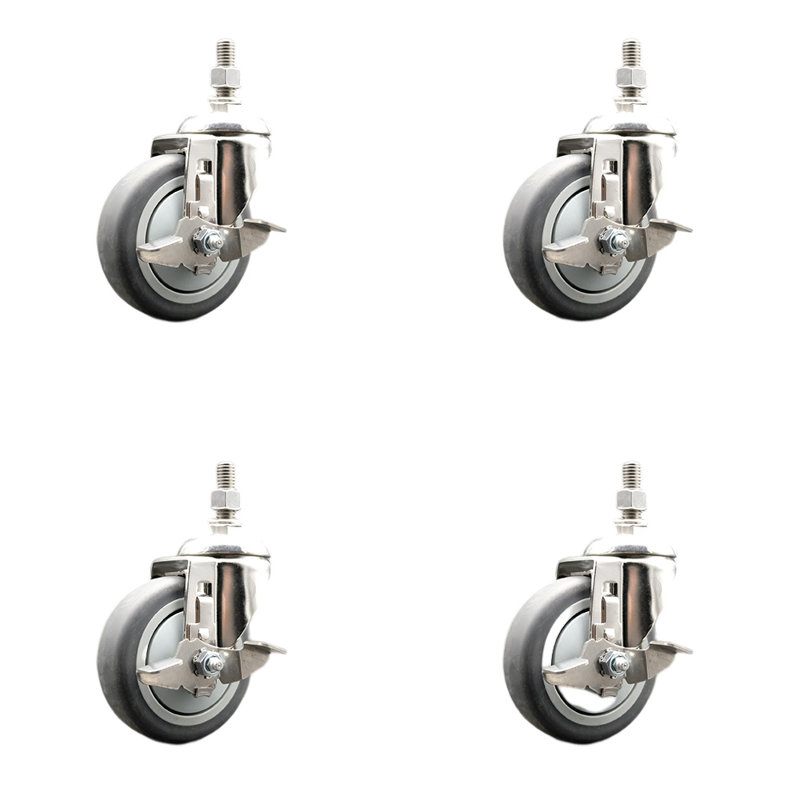 Thermoplastic Rubber Casters