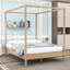Lit à baldaquin en bois avec quatre affiches-1862215897-1862215892