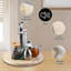 Plateau rond en marbre naturel Guein