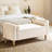 Upholstered Storage Bench with Two Pillows and Arms, Button-Tufted End of Bed Bench for Living Room, Bedroom, Entryway-112702698