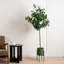 Ribbed Metal Planter on Stand-1391879616