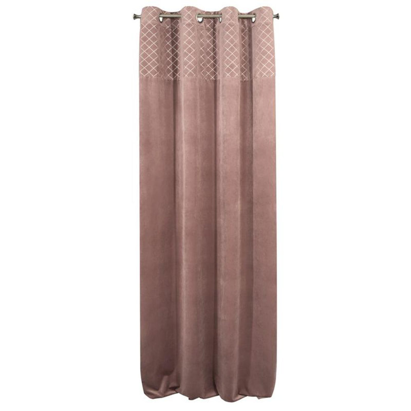 Blackout Curtain Single Panel, Pink