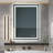 Led Classy Vanity Mirror With Focused Backplane,High Lumen,Dimmable Touch,Wall Switch Control