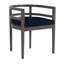 Santa Barbara Aluminum Patio Dining Armchair with Cushion-83260014-83260032