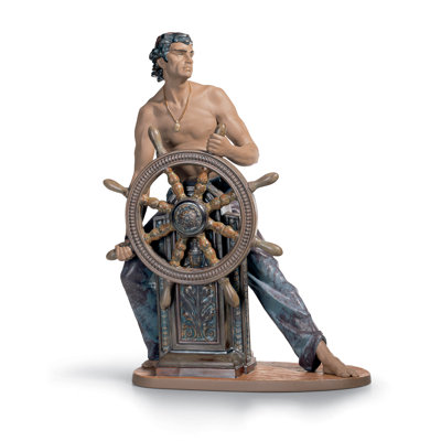 Statue marin de mer orageux