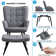 Upholstered Accent Chair with Footstool