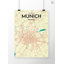 Munich City Map - No Frame Print-83219834