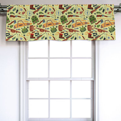 Sateen Ruffled Window Valance