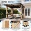 Pavillon de jardin en bois massif Joyside