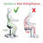 Adjustable Ergonomic Saddle Stool – Height & Tilt Adjustable Chair for Standing Desks, Labs, Studios & Medical Offices-1008919715